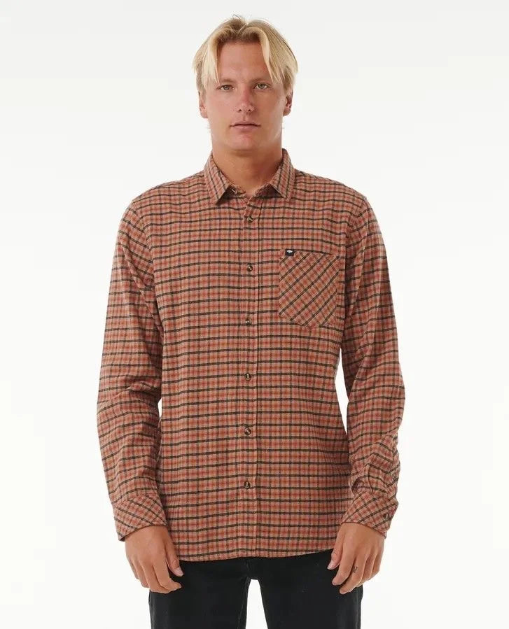 Rip Curl Classic Surf Checked Shirt - Terracota