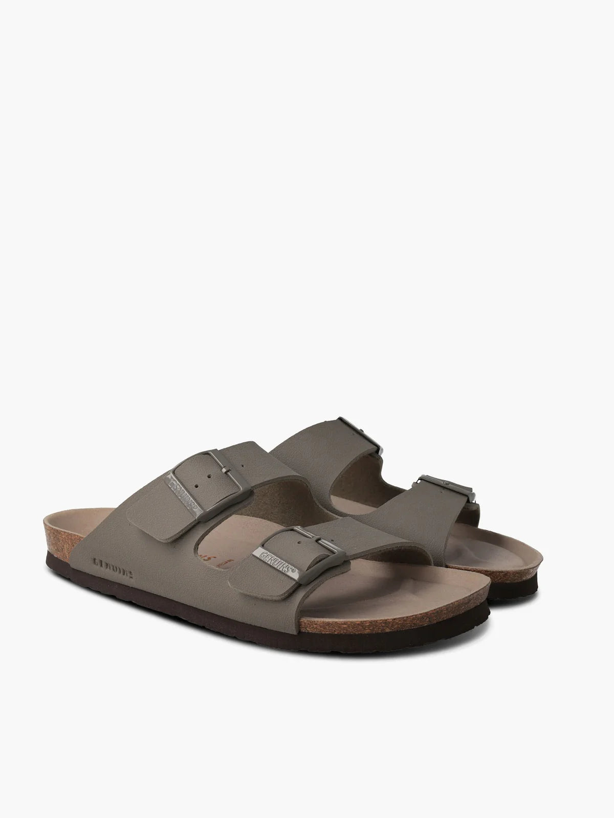 Genuins hawaii vegan sandals with two straps on a white background