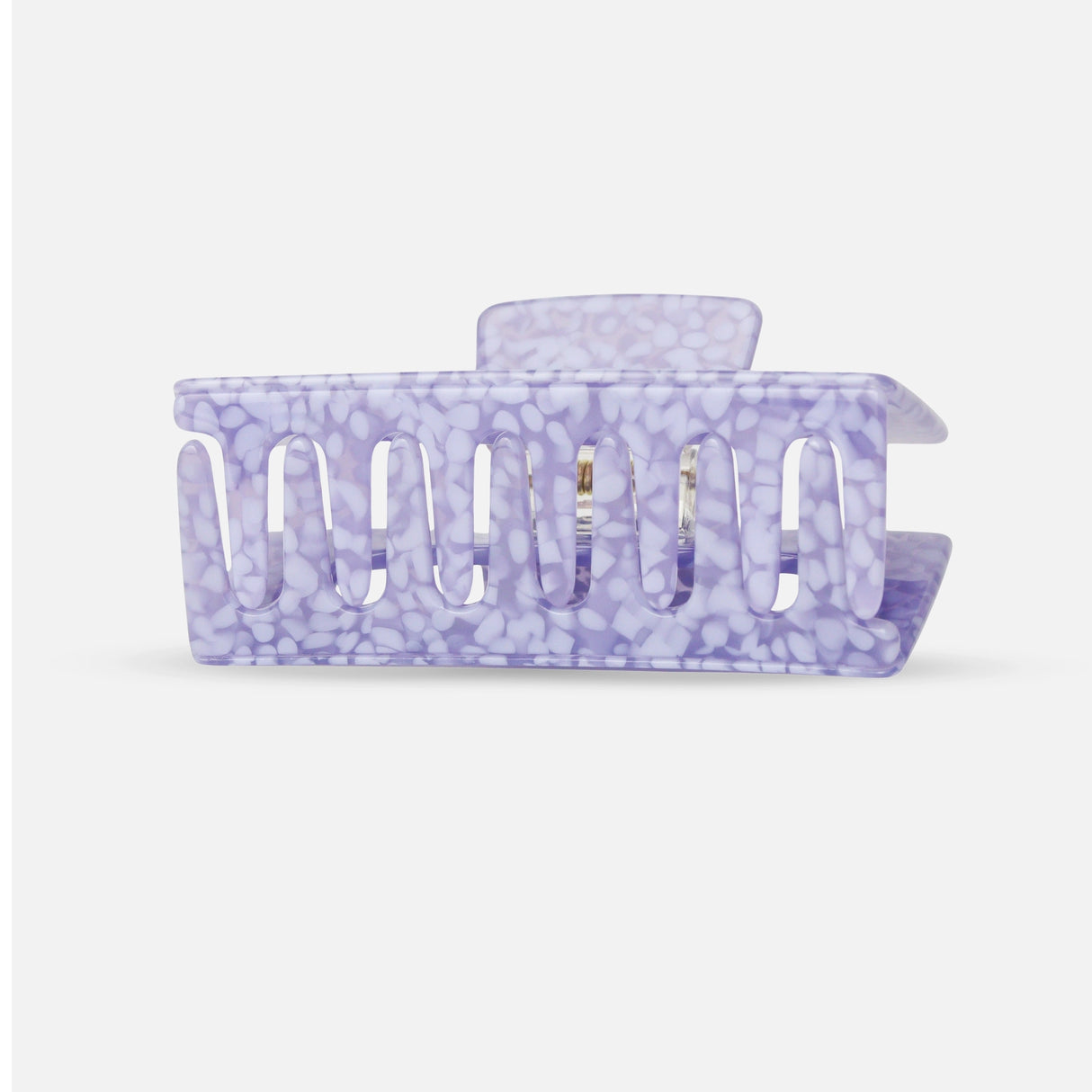 sasstie Purple marbled hair clip on a white background