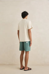 Rhythm Vintage Terry Polo T-Shirt - Natural