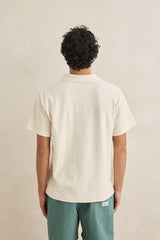 Rhythm Vintage Terry Polo T-Shirt - Natural