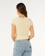 Rip Curl Coastal Top - Pastel Yellow