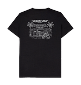 Black Recycled Printed T-Shirt Back