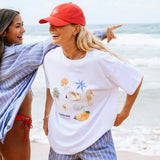 Rip Curl Poolside Heritage Tee - White