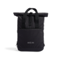 Black Roll-top Bag with OCEAN branding printed on the Front