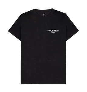 Black Recycled Printed T-Shirt Front