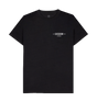 Black Recycled Printed T-Shirt Front