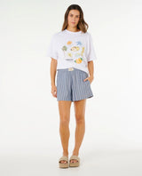 Rip Curl Beach Days Pinstripe Short - Dusty Blue
