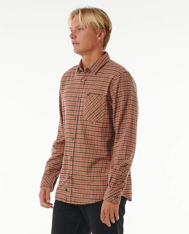Rip Curl Classic Surf Checked Shirt - Terracota