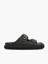 Genuins Galia Leather Sandals - Black