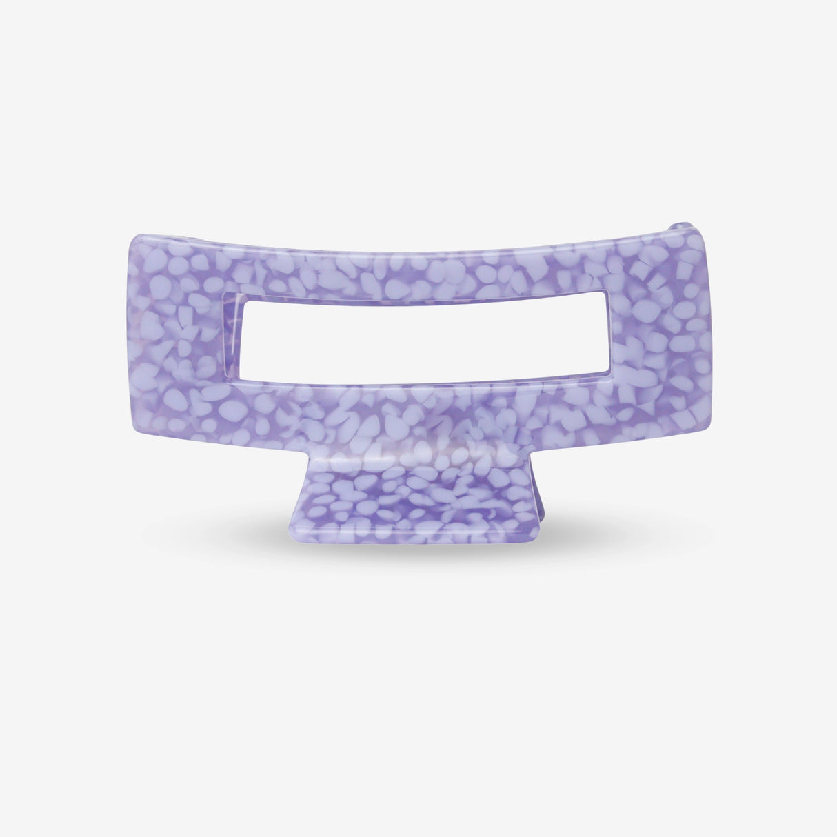 sasstie Purple decorative hair clip with a textured surface on a white background