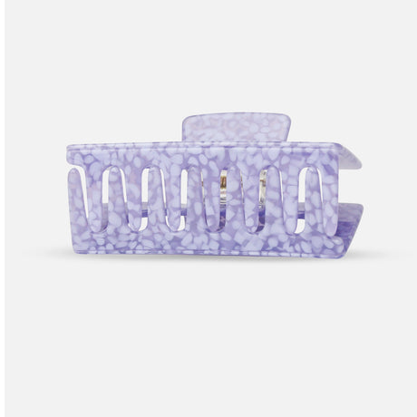 sasstie Purple marbled hair clip on a white background
