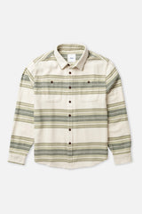 Katin sierra flannel shirt in vapor gray on a white background
