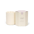 Candle with 'Lavender Fields' packaging on a white background