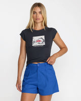 RVCA Leon Trouser Short - Blue