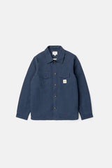 Rhythm sherpa lined workshirt on a white background