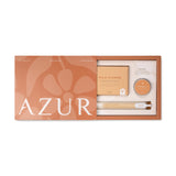 AZUR skincare product set with 'Wild Flower' packaging on a white background