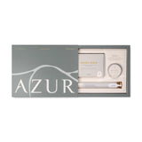 AZUR skincare product set in a box on a white background