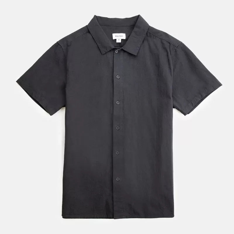 Rhythm Classic Linen Shirt - Black