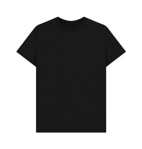 Black Printed T-shirt Front