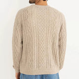 Rhythm Mohair Fishermans Knit - Oatmeal