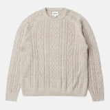 Rhythm Mohair Fishermans Knit - Oatmeal
