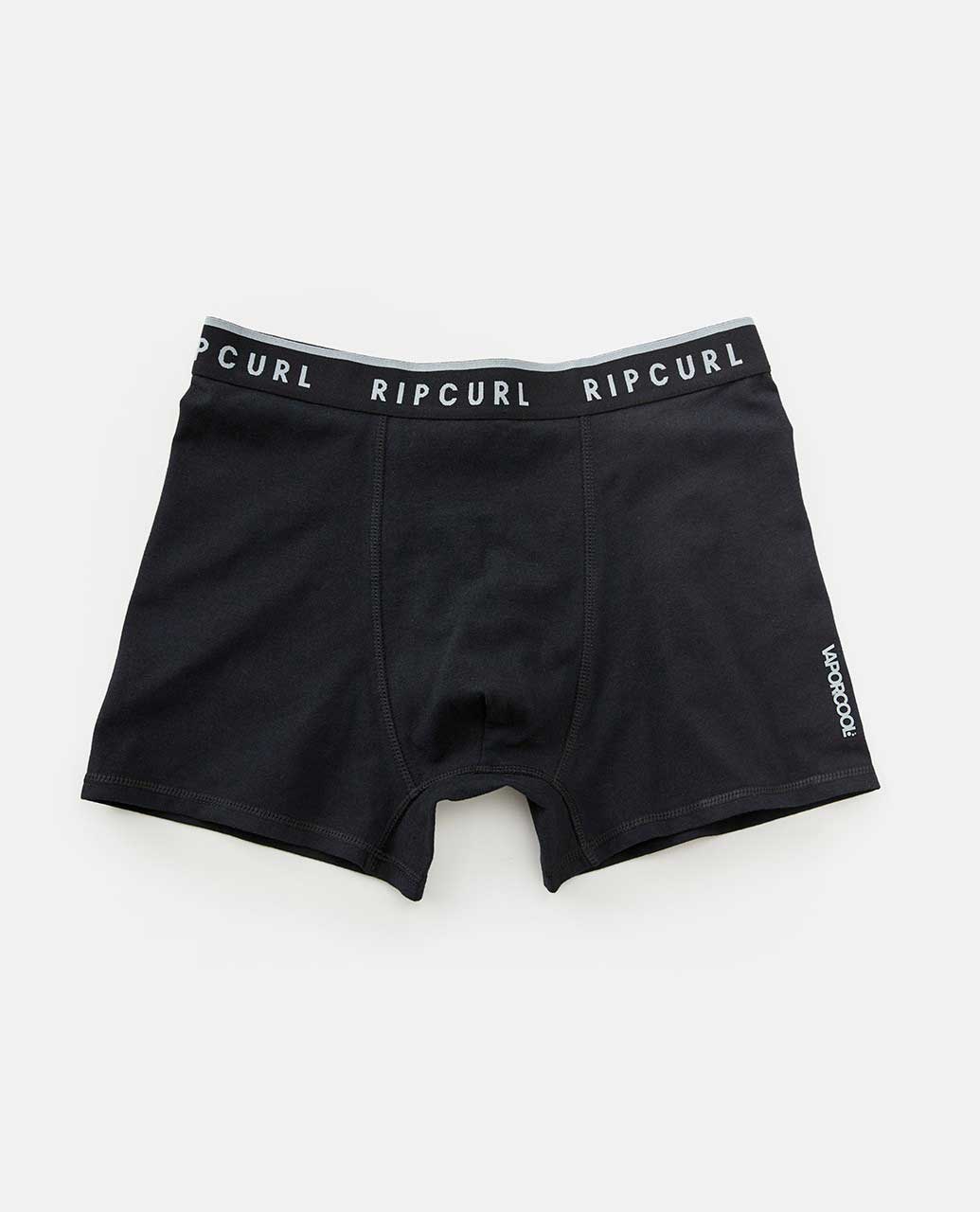 rip curl vaporcool underwear in black on a white background